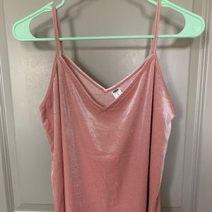 Blush Velvet Old Navy Tank
